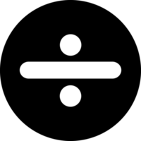 icona del segno di divisione png