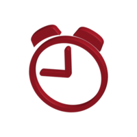 Stopwatch icon 3d illustration png