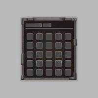 Inventory cells for computer game template vector