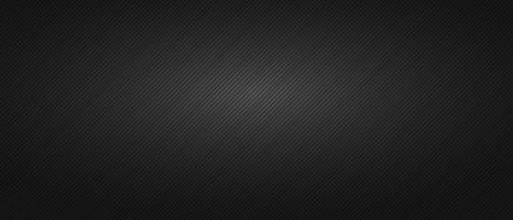 fondo minimalista negro con textura acanalada. plantilla de diseño de fondo de carbono oscuro con líneas diagonales paralelas. fondo de metal futurista con patrón lineal. ilustración vectorial monocromática. vector