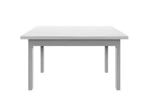 White kitchen tables. Modern wood tabletop top with stylish plastic surface and trendy office classic vector decoration.