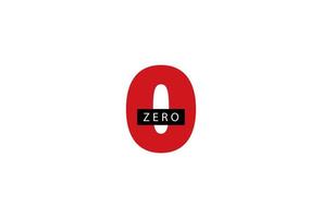 Red zero with black inserts clipart. Arithmetic commissionsymbol of trade white maximum marketing discount and special market vector ecommerce offer.