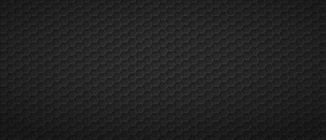 Hexagonal tracery grid background. Black geometric polygonal sheet textured in dark brutal monochrome vector linear minimalism