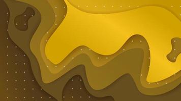 Mustard waves pattern. Design of a seamless abstract style of mustard, colorful saturated yellow. Illustration for print, wallpaper, textile. vector