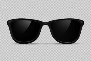 Black sunglasses without temples isolated vector