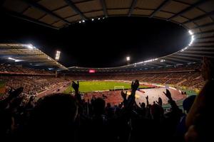 Croatia, 2022 - Soccer fans support their favorite sports team photo