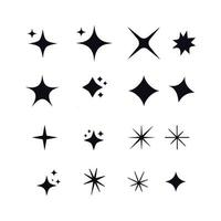 star sparkles icon vector design