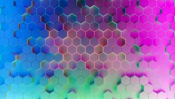 Hexagonal Geometric Background photo