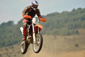 Motocross bike view photo