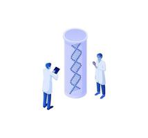 Biotechnology genetic analysis isometric data. Collection study genetic data biochemical experiment with gene scientific structure of DNA molecular cloning vector chromosome.