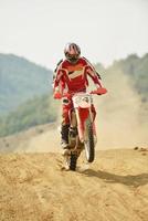 Motocross bike view photo