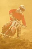 Motocross bike view photo