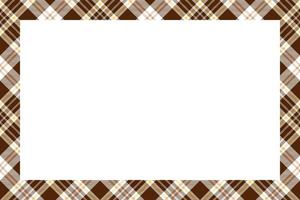 Rectangle borders and Frames vector. Border pattern geometric vintage frame design. Scottish tartan plaid fabric texture. Template for gift card, collage, scrapbook or photo album and portrait. vector