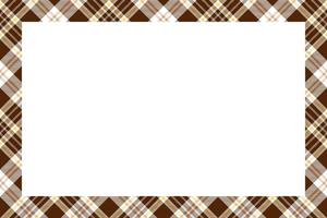 Rectangle borders and Frames vector. Border pattern geometric vintage frame design. Scottish tartan plaid fabric texture. Template for gift card, collage, scrapbook or photo album and portrait. vector