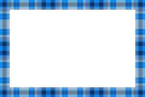 Vintage frame vector. Scottish border pattern retro style. Tartan plaid ornament. vector