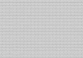 White brick wall background. Gray bricks texture seamless pattern vector. vector