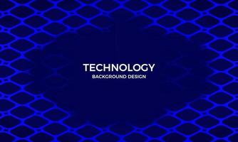 Blue color technology abstract lines and line connection background design vector