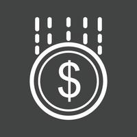 Funding Line Inverted Icon vector