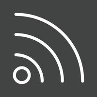 Rss Feed Line Inverted Icon