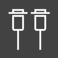 Settings Input Component Line Inverted Icon vector