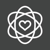 Core Values Line Inverted Icon vector