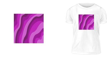 concepto de diseño de camisetas, patrón de color vector