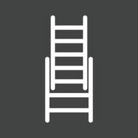 Ladders Line Inverted Icon vector