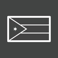 Jordan Line Inverted Icon vector