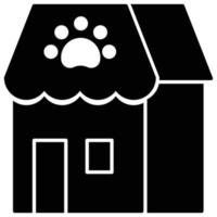 icono de la casa de mascotas, tema de la tienda de mascotas vector