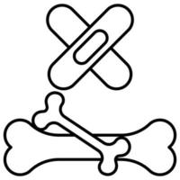 icono de hueso masticable, tema de la tienda de mascotas vector