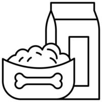 dog food bowl icon, Pet Shop Theme vector