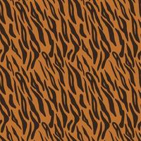 Tiger seamless pattern vector