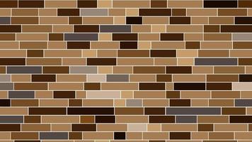 old brown brick wall texture backdrop illustration, perfect for wallpaper, backdrop, postcard, background, banner vector