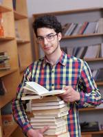 retrato de estudiante masculino foto