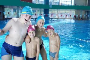 Swimming class view photo
