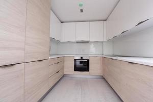 modern bright clean kitchen interior photo
