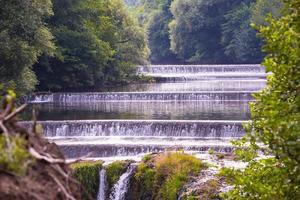 Beautiful waterfall view photo