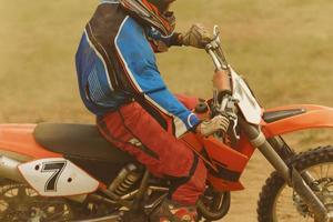 Motocross bike view photo