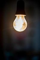 Electric lighting bulb photo