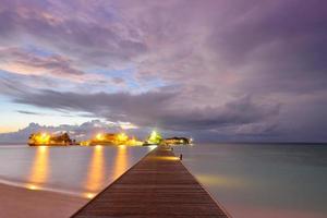 Tropical beach view photo