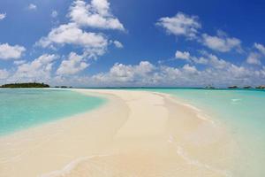 Tropical beach view photo