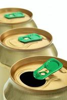 Green cap cans photo