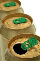 Green cap cans photo