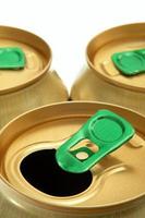 Green cap cans photo
