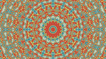 Abstract kaleidoscope motion background video