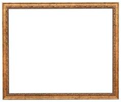 classic style narrow wooden picture frame photo