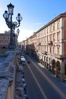 via dell Indipendenza in Bologna, Italy in morning photo