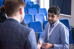 Portrait of a young successful Businessman photo