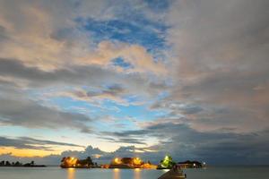 Tropical beach view photo