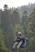 paragliding sport view photo